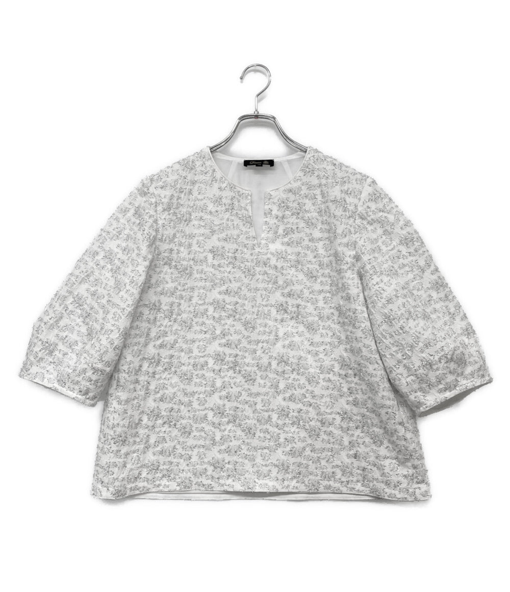 Drawer カットソー 6521-299-1358 ラメパフェ レディース SIZE 38 ドゥロワー