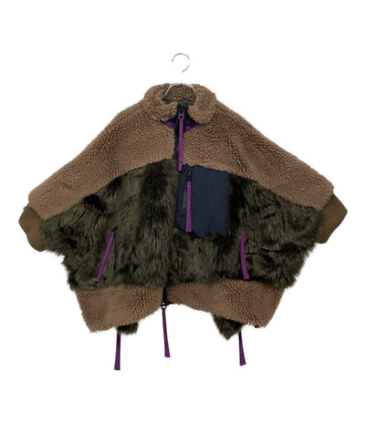 sacai ブルゾン Faux Shearling Faux Fur Blouson 2021AW 21-05752 レディース SIZE 1 サカイ