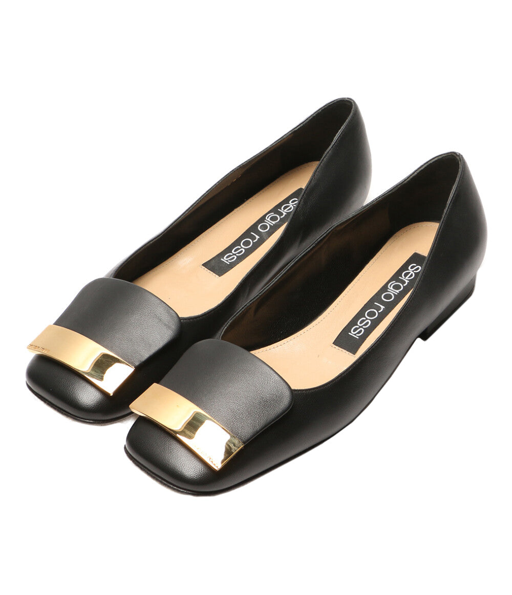 Sergio Rossi バレエシューズ SR1 BALLERINA A83770 レディース SIZE 7.5 セルジオロッシ