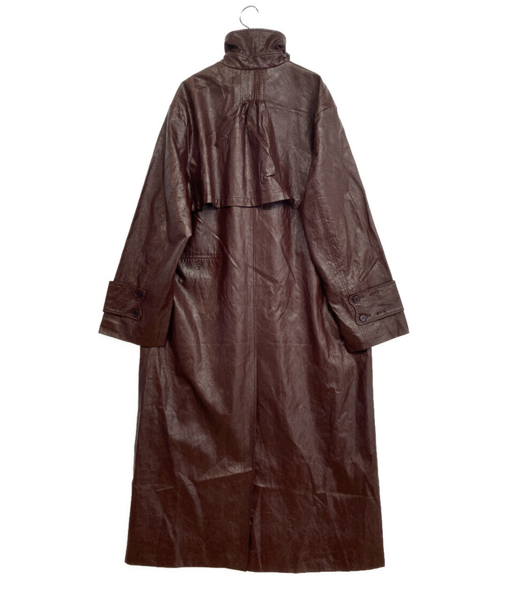 AMERI アメリ レザージャケット ボルドー レディース SIZE M