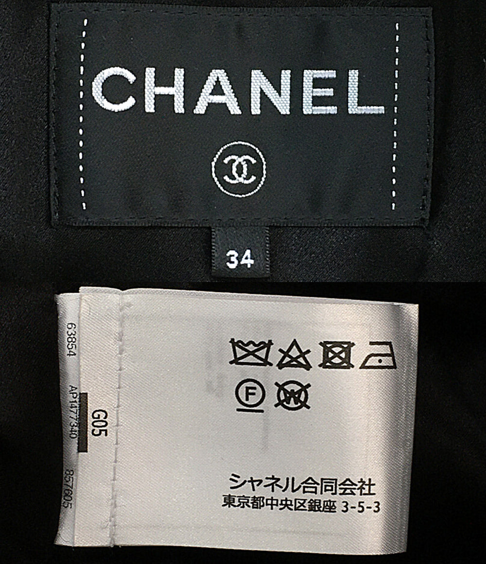 CHANEL ロングコート ココボタン P75846V67163 レディース SIZE 34 シャネル