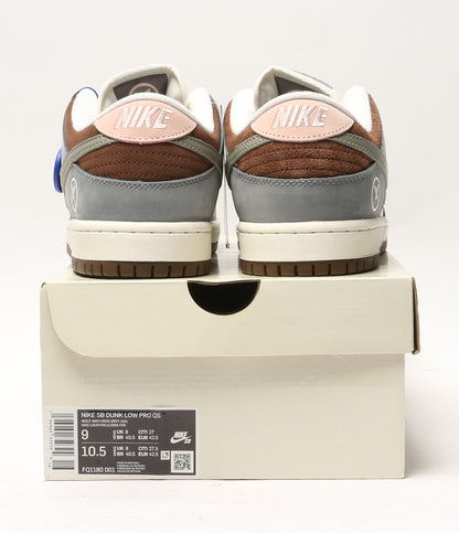 美品 NIKE スニーカー 堀米雄斗 SB DUNK LOW PRO QS WOLF GREY FQ1180-001 メンズ SIZE 27cm ナイキ
