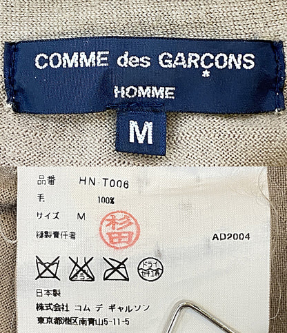 COMME des GARCONS HOMME フルジップニット HN-T006 メンズ SIZE M コムデギャルソンオム