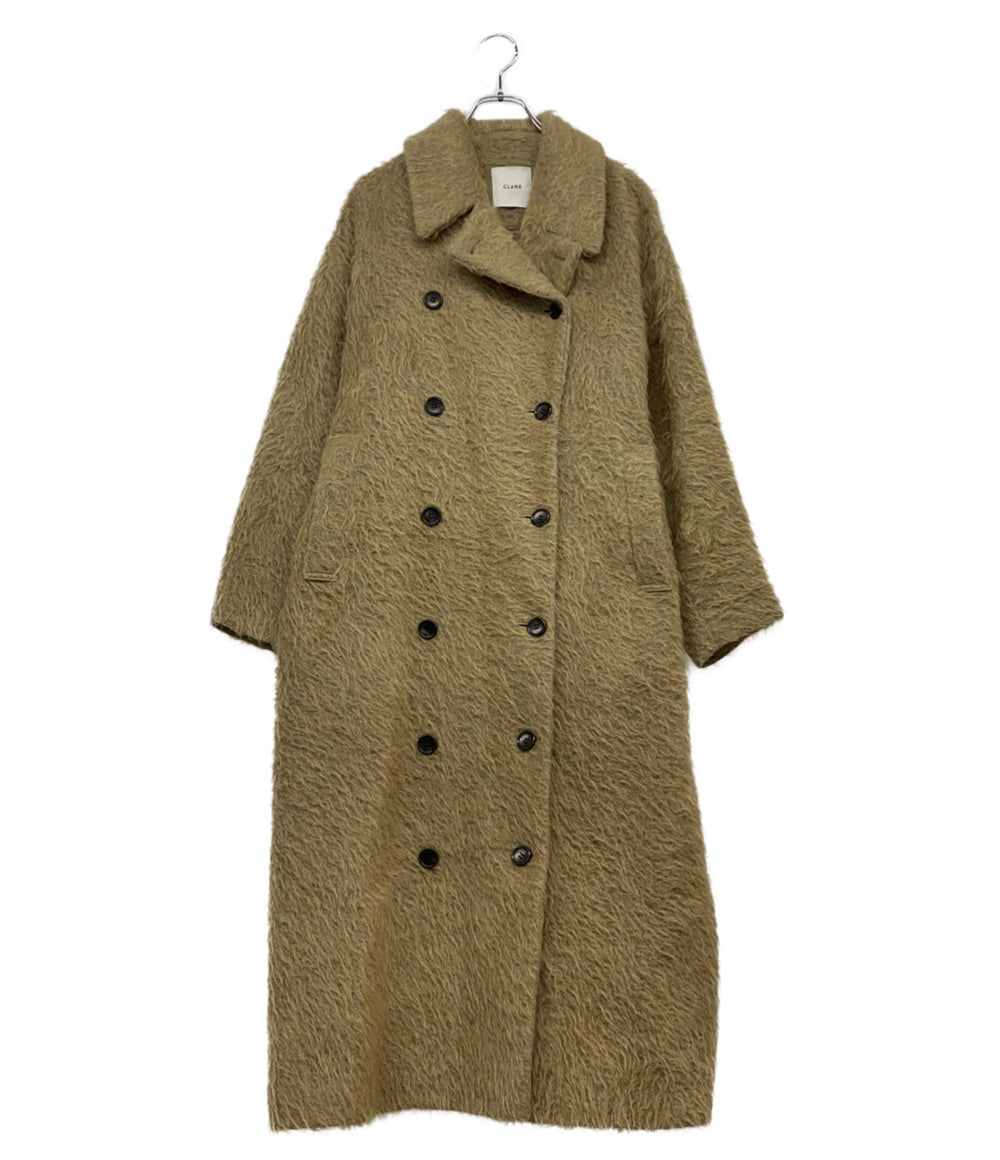 CLANE ロングシャギーベルテッドコート 21AW レディース SIZE 2 クラネ