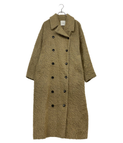 CLANE ロングシャギーベルテッドコート 21AW レディース SIZE 2 クラネ
