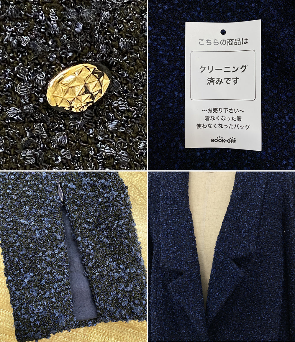 CHANEL ツイードコート P53864 レディース SIZE 34 シャネル