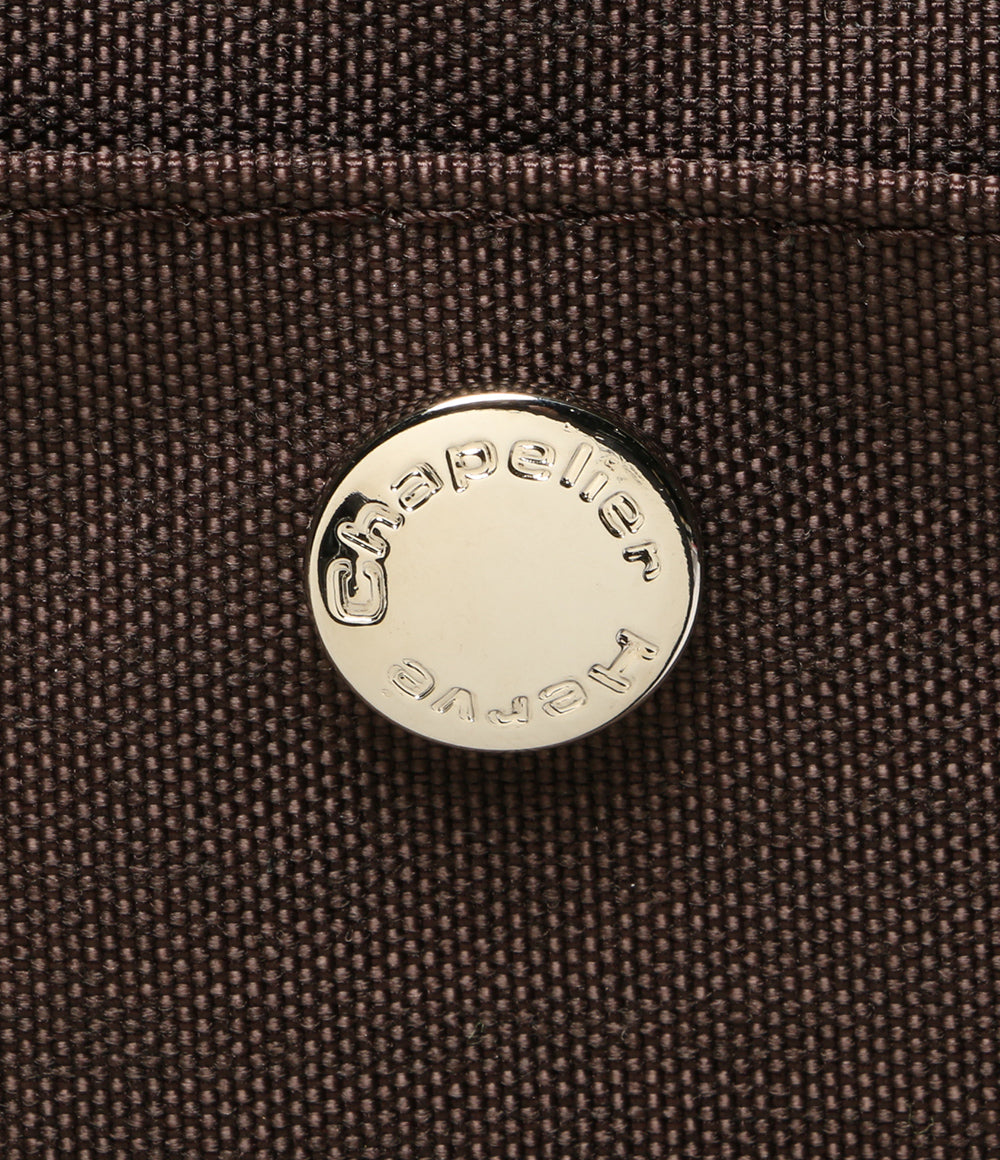 美品 HERVE' Chapelier ハンドバッグ 1957C コーデュラトラベルオーバーナイター モカ×ノワール レディース エルベシャプリエ