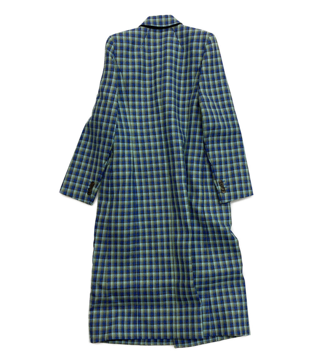 美品 BALENCIAGA チェックコート 19AW 479864 CA00985 レディース バレンシアガ