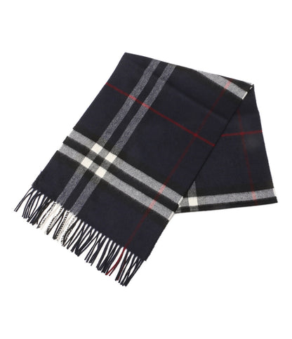 美品 BURBERRY スカーフ Giant Check Cashmere Scarf メンズ バーバリー