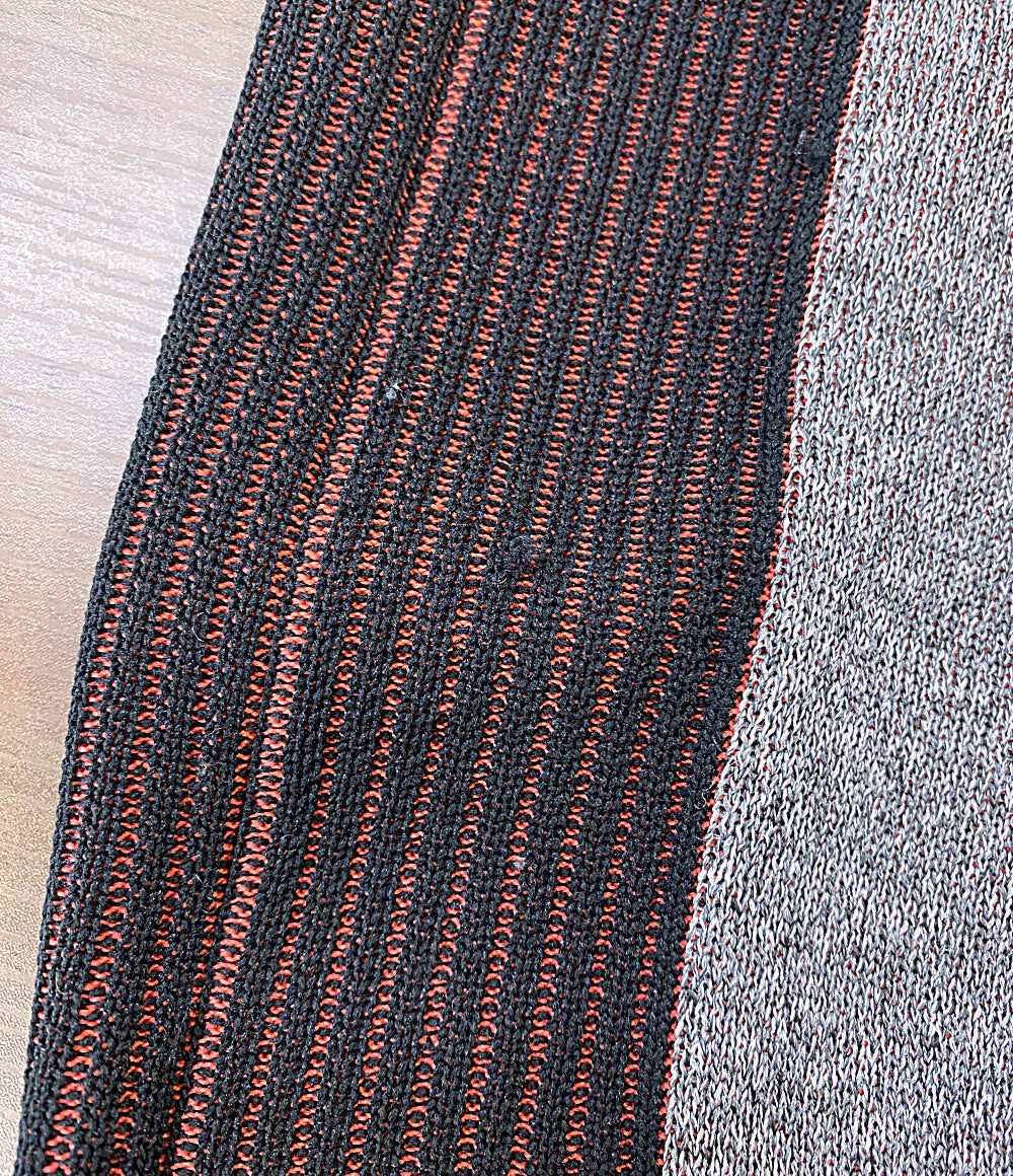PLEATS PLEASE スカート グレー×オレンジ 18AW PP83-KG757 レディース SIZE 3 プリーツプリーズ