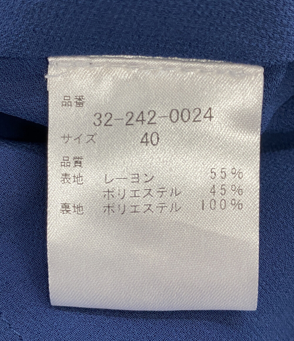 美品 CORCOVARD コルコバード フレンチスリーブワンピース 総柄 レディース SIZE 40
