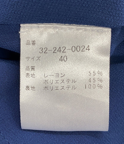 美品 CORCOVARD コルコバード フレンチスリーブワンピース 総柄 レディース SIZE 40