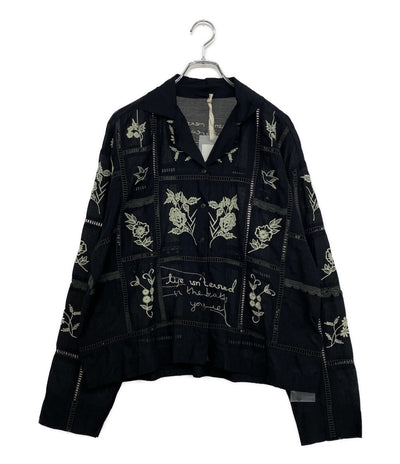 TODAYFUL トゥデイフル 長袖シャツ Embroidery Patchwork Shirts 25SS 12510404 レディース SIZE F