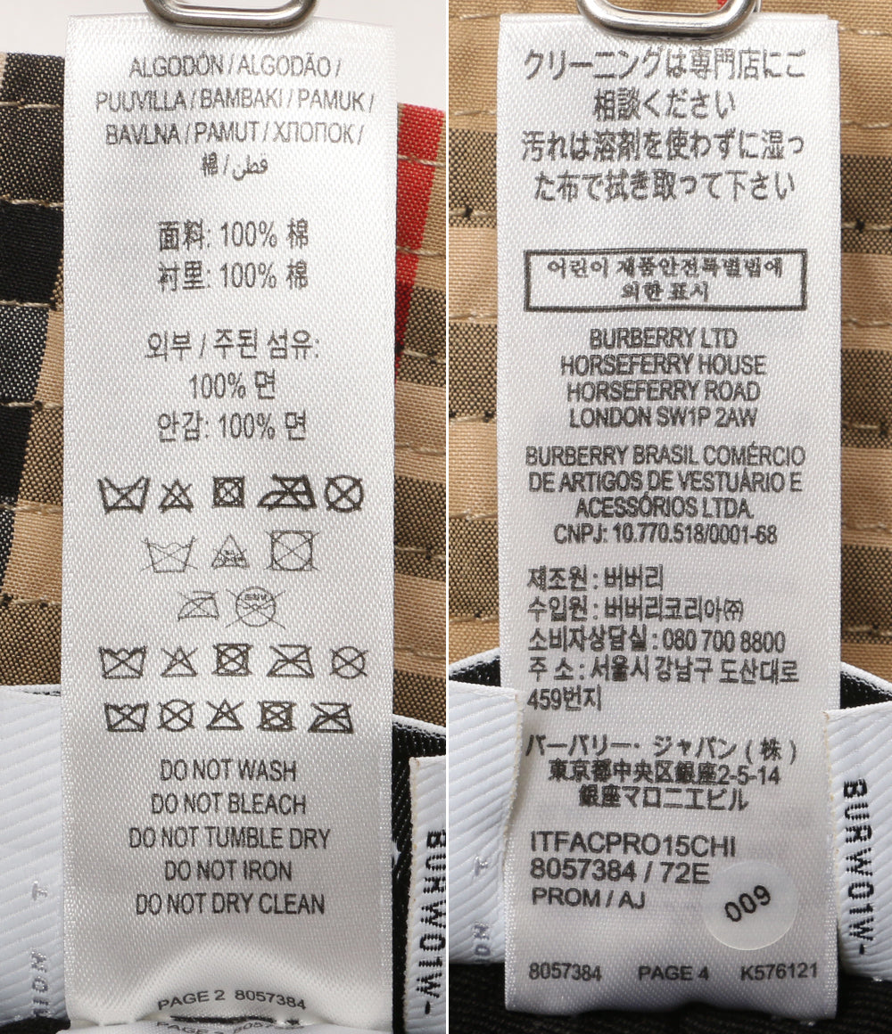 BURBERRY ハット チェック 8057384 レディース SIZE M バーバリー