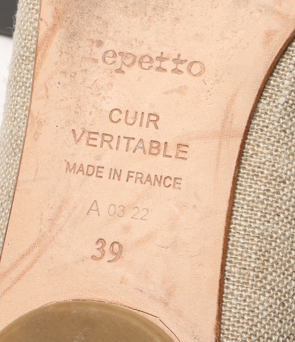Repetto×PaleJute ペールジュート パンプス ブリジットバレリーナ レディース SIZE 39 レペット