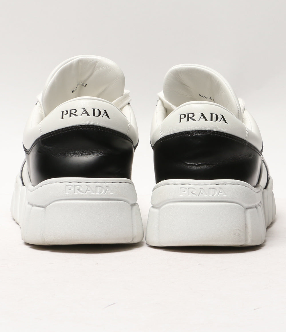 PRADA スニーカー ロゴプレートスニーカー 2EE378 メンズ SIZE 8.5 プラダ