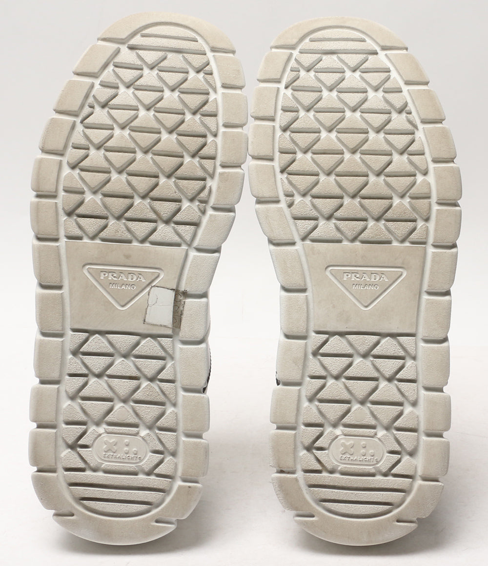 PRADA スニーカー ロゴプレートスニーカー 2EE378 メンズ SIZE 8.5 プラダ