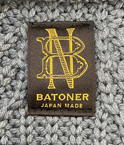 BATONER バトナー ニット グレー BN-19FM-021 メンズ SIZE 2