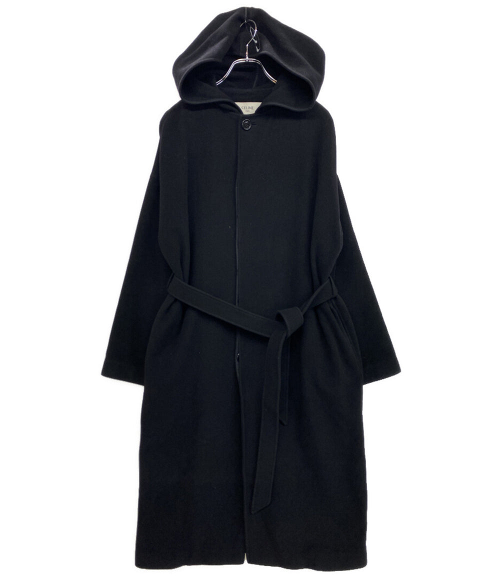 CELINE ロングコート カシミア ブラック 2M418412F レディース SIZE 34 セリーヌ