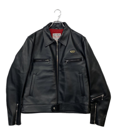 Lewis Leathers ライダースジャケット AVIAKIT ブラック メンズ SIZE 42 ルイスレザー