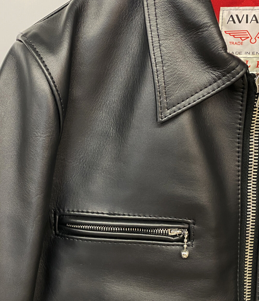 Lewis Leathers ライダースジャケット AVIAKIT ブラック メンズ SIZE 42 ルイスレザー