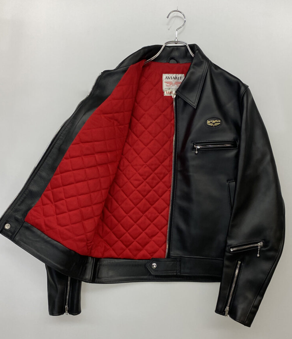 Lewis Leathers ライダースジャケット AVIAKIT ブラック メンズ SIZE 42 ルイスレザー