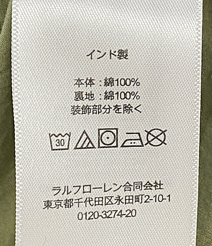 POLO RALPH LAUREN ボクシーフィットデストロイドヘムフィールドジャケット レディース SIZE L ポロ・ラルフローレン