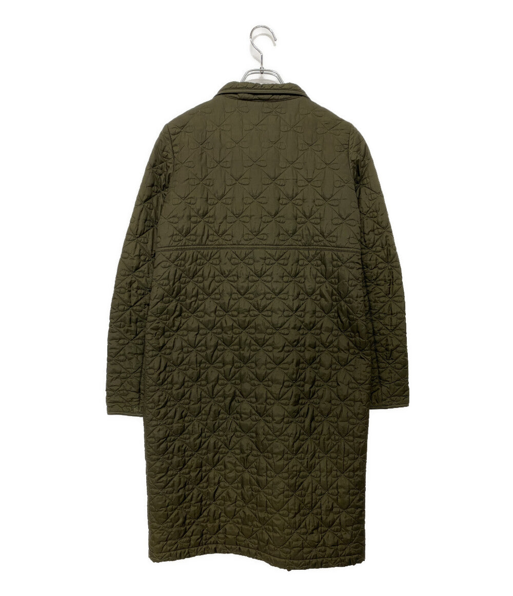 BARBOUR×ANYA HINDMARCH アニヤ・ハインドマーチ 中綿ジャケット ロング ナイロン 1577-343-7618 レディース SIZE 34 バブアー
