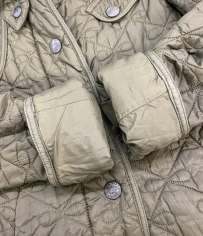 BARBOUR×ANYA HINDMARCH アニヤ・ハインドマーチ 中綿ジャケット ロング ナイロン 1577-343-7618 レディース SIZE 34 バブアー