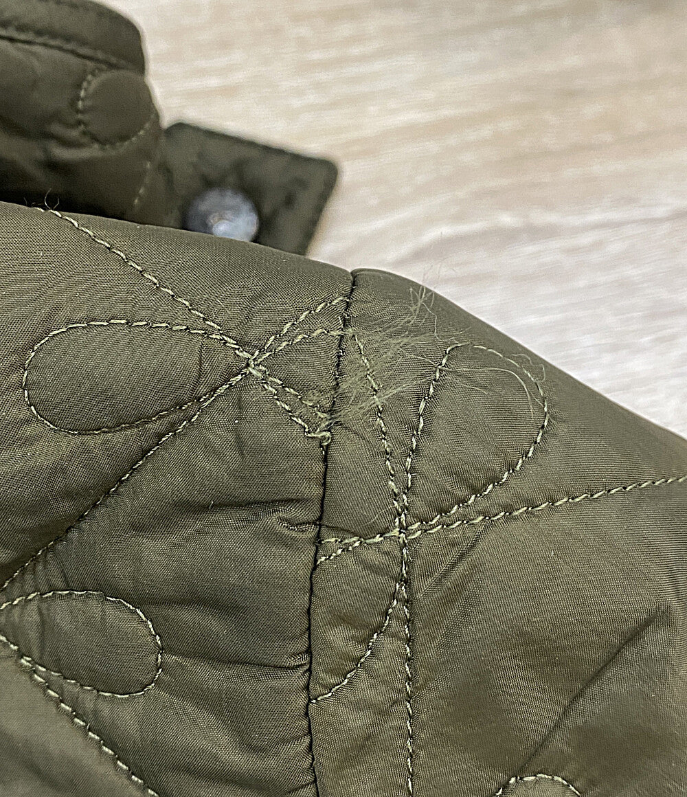 BARBOUR×ANYA HINDMARCH アニヤ・ハインドマーチ 中綿ジャケット ロング ナイロン 1577-343-7618 レディース SIZE 34 バブアー