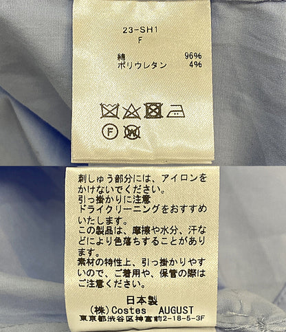 美品 AUGUST オーガスト 長袖シャツ 23-SH1 レディース SIZE F