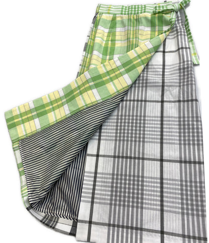 THOM BROWNE ラップチェックスカート FGC931F レディース SIZE 36 トムブラウン