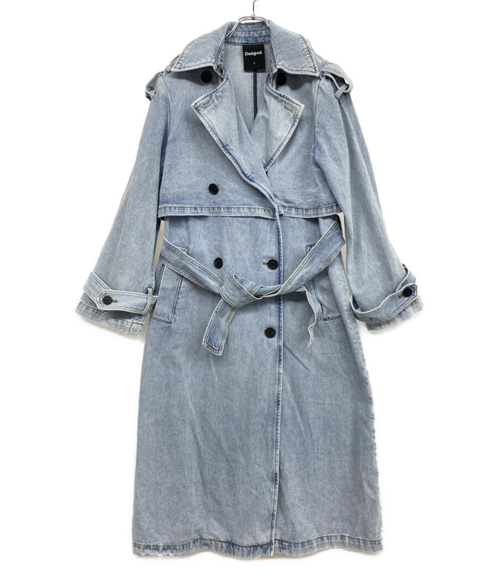Desigual デニムトレンチコート 25swedx0 レディース SIZE S デジグアル