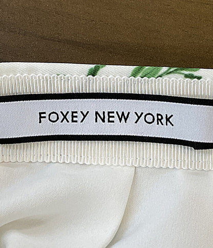 FOXEY NEW YORK スカート 花柄 切替 45276 Spring Garden レディース SIZE 38 フォクシー ニューヨーク