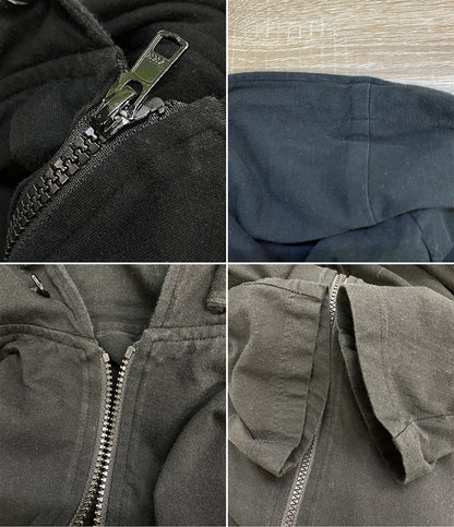 Ground Y コート ロングジップパーカー ブラック GA-D04-040 メンズ SIZE 3 グラウンド ワイ