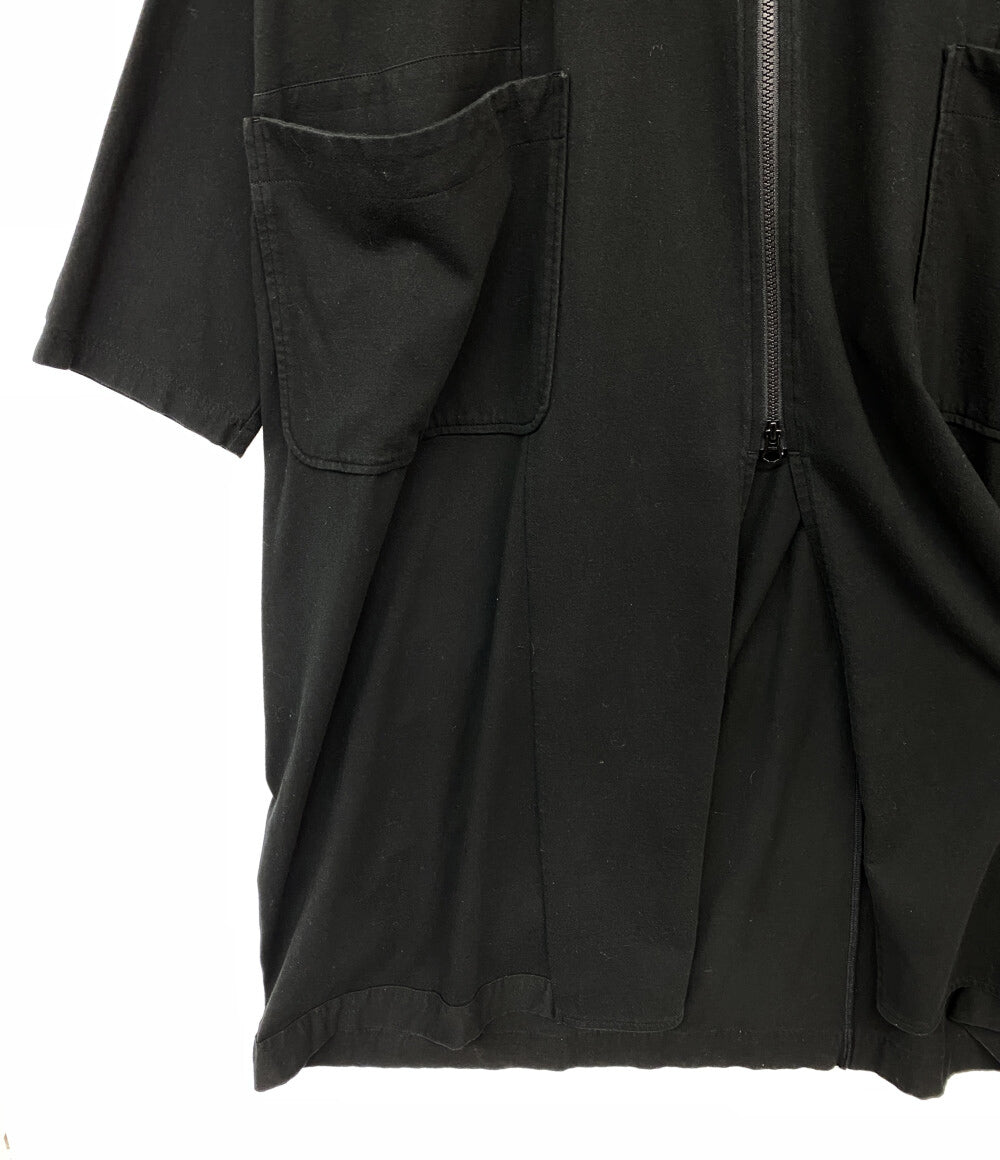 Ground Y コート ロングジップパーカー ブラック GA-D04-040 メンズ SIZE 3 グラウンド ワイ