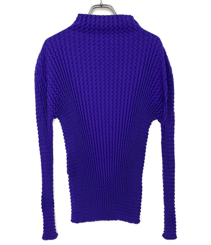 ISSEY MIYAKE カットソー IM23KN274 パープル系 レディース SIZE 2 イッセイミヤケ