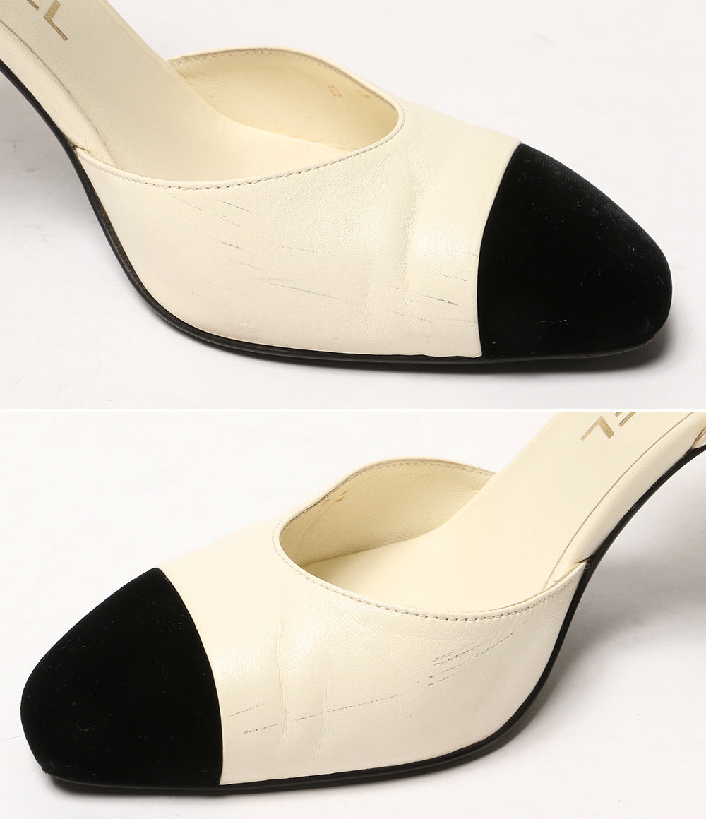 CHANEL パンプス 21A G37366 ロゴ レディース SIZE 35.5 シャネル