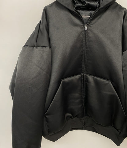 BALENCIAGA 中綿ジャケット フーディ ブラック 802928 レディース SIZE 36 バレンシアガ