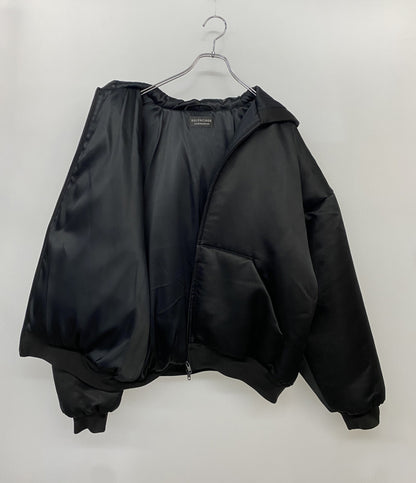 BALENCIAGA 中綿ジャケット フーディ ブラック 802928 レディース SIZE 36 バレンシアガ