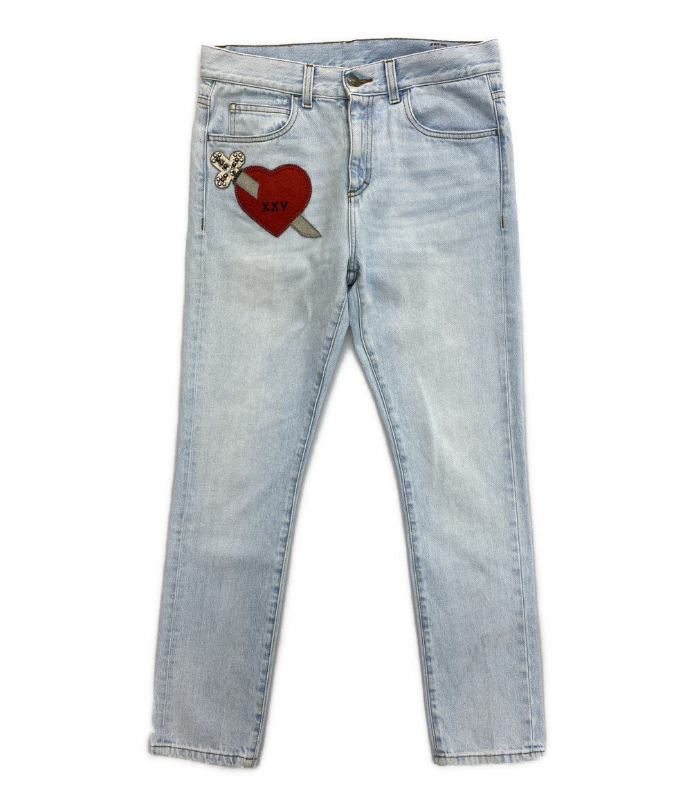 GUCCI デニムパンツ 467288 ハートパッチデニム レディース SIZE 23 グッチ
