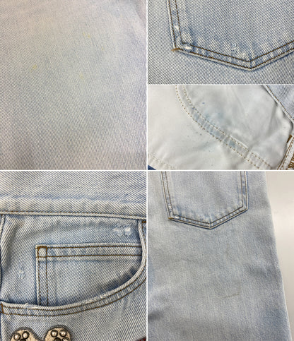 GUCCI デニムパンツ 467288 ハートパッチデニム レディース SIZE 23 グッチ