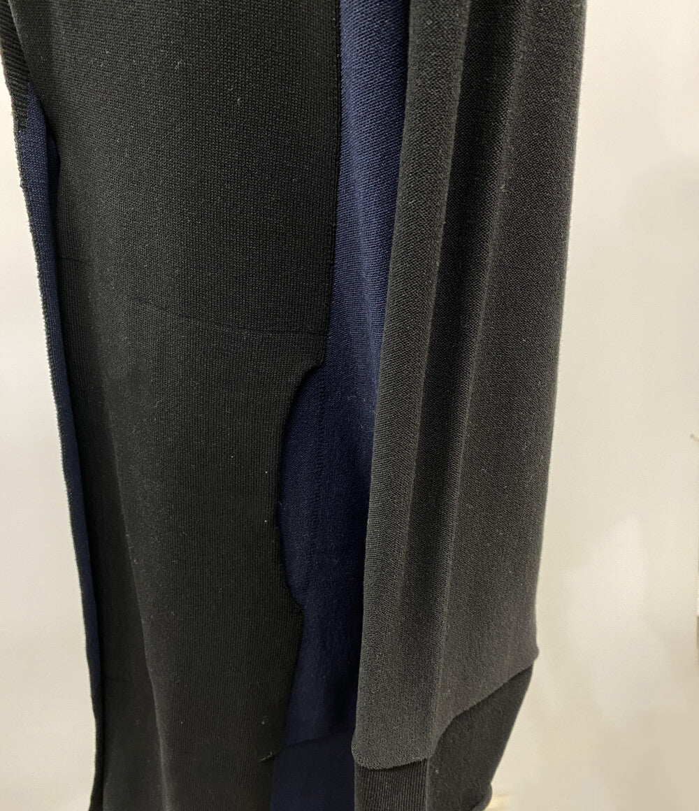 PLEATS PLEASE ニットコート 切替 PP03-K762 レディース SIZE 3 プリーツプリーズ
