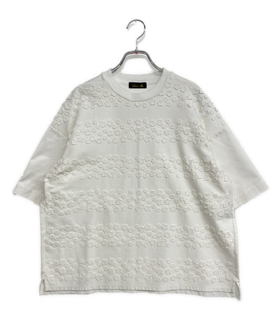 Drawer 半袖Ｔシャツ 6517-299-0741 フラワ-エンボス レディース SIZE - ドゥロワー