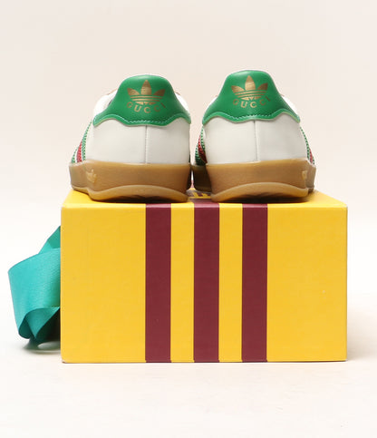 美品 GUCCI × adidas アディダス スニーカー GAZELLE 726488 レディース SIZE 23.5cm グッチ