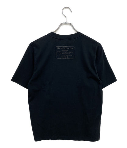 BALENCIAGA 半袖Ｔシャツ 背中ロゴ ブラック系 メンズ SIZE M バレンシアガ