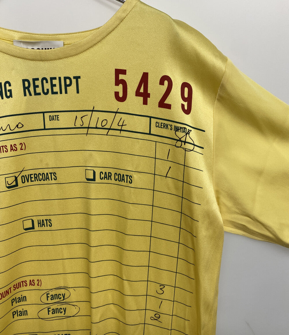 MOSCHINO COUTURE! モスキーノクチュール 半袖Ｔシャツ DRY CLEANING RECEIPT 5429 レディース SIZE 36