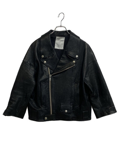 Lisiere リジエール ライダースジャケット ダブルライダース 25-010-560-5101-1-0　 レディース SIZE 34
