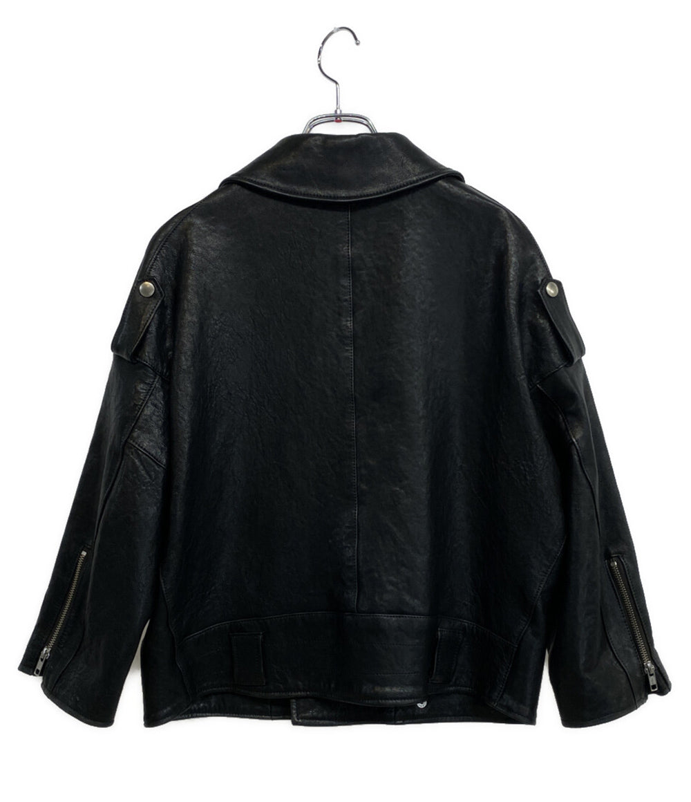 Lisiere リジエール ライダースジャケット ダブルライダース 25-010-560-5101-1-0　 レディース SIZE 34
