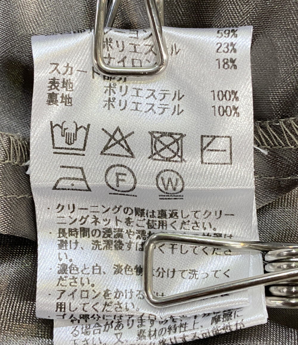 美品 JUSGLITTY 長袖ワンピース 45365560 スクエアカーデドッキングワンピース レディース SIZE 1 ジャスグリッティー